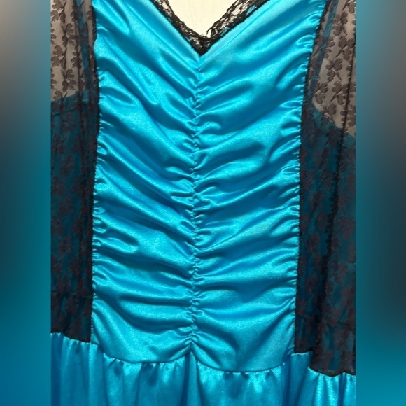 Vintage 80s 70s Undercover Wear nightgown womens L Fairycore babydoll slip dress - Picture 15 of 16